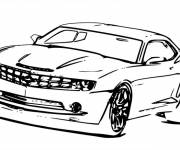 Coloriage super Chevrolet Camaro SS