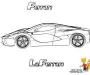 Coloriage Voiture Sport Ferrari