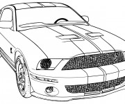 Coloriage et dessins gratuit Automobile Camaro couleur à imprimer