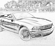 Coloriage Ford coupé