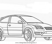Coloriage Ford Fiesta maternelle