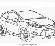 Coloriage Ford Focus RS en Ligne