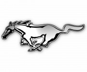 Coloriage Logo Mustang