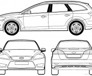 Coloriage Voiture Ford Focus
