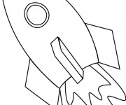 Coloriage Fus&eacute;e &agrave; d&eacute;couper