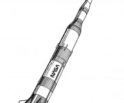 Coloriage Fus&eacute;e Nasa