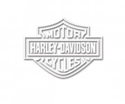 Coloriage Logo Moto Harley Davidson