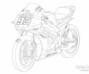 Coloriage Moto Honda