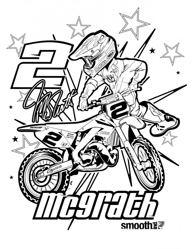 Coloriage Moto Honda sport dessin gratuit à imprimer moto honda sport
