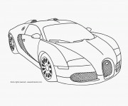 Coloriage et dessins gratuit Automobile Maybach à imprimer