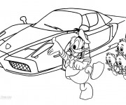 Coloriage Lamborghini Disney