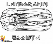 Coloriage Lamborghini Egoista