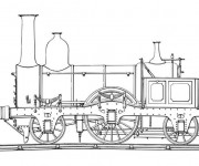 Coloriage La Locomotive à vapeur en ligne