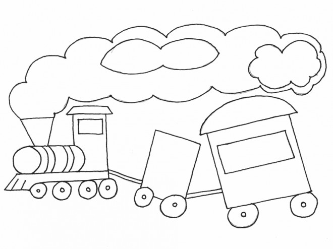 Coloriage et dessins gratuits Locomotive dégage le vapeur à imprimer