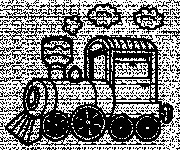 Coloriage Locomotive maternelle