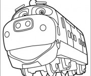 Coloriage et dessins gratuit Locomotive rigolo à imprimer