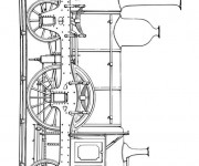 Coloriage Train à vapeur