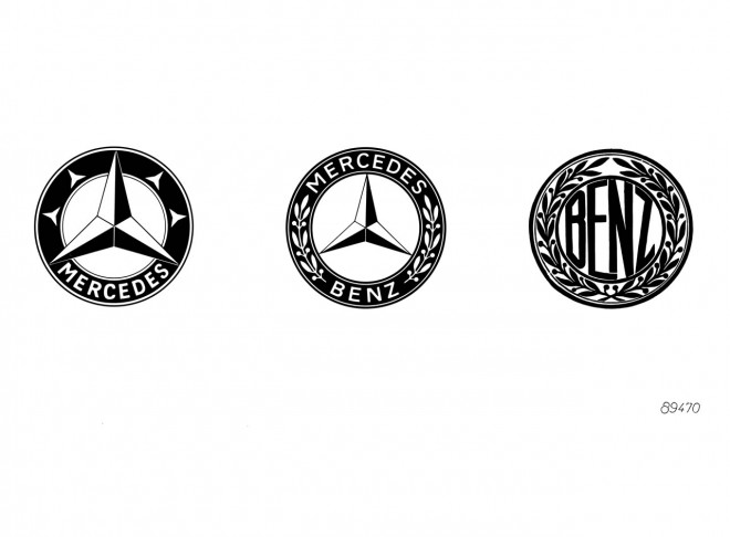 Coloriage et dessins gratuits Les différents Logos de Mercedes à imprimer