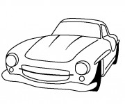 Coloriage Mercedes ancien modéle