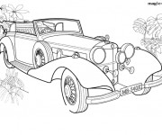 Coloriage Mercedes Benz Limousine