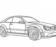 Coloriage Mercedes classe C