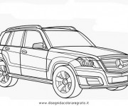 Coloriage Mercedes classe MI