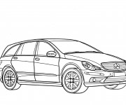 Coloriage Mercedes modèle GLC