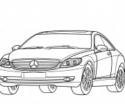 Coloriage Voiture Mercedes classe A