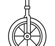 Coloriage et dessins gratuit Monocycle &agrave; t&eacute;l&eacute;charger à imprimer