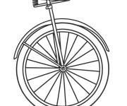 Coloriage monocycle classique