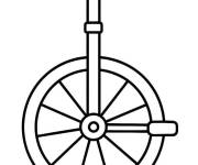 Coloriage Monocycle imprimable