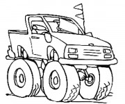 Coloriage Monster Truck