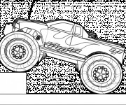 Coloriage Jouet Monster Truck