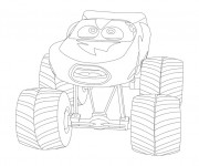 Coloriage Monster Truck pour enfant