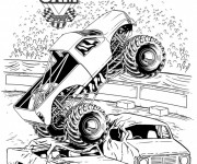 Coloriage Monster Truck show
