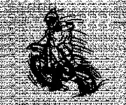 Coloriage Motocross en sautant pendant le show