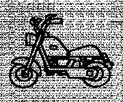 Coloriage Motocyclette 24