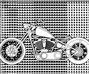 Coloriage Motocyclette 32