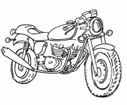 Coloriage Motorcycle en ligne