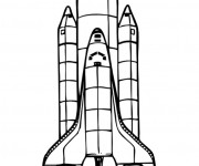 Coloriage et dessins gratuit Navette maternelle à imprimer