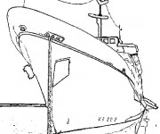 Coloriage Bateau &agrave; quai