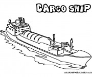 Coloriage Bateau de commerce