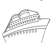 Coloriage Bateau de croisi&egrave;re &eacute;norme