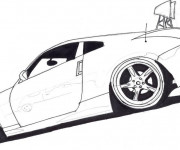 Coloriage Peugeot sport