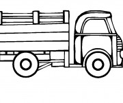 Coloriage et dessins gratuit Camion couleur à imprimer