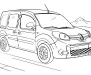 Coloriage Mod&egrave;le Renault Kangoo