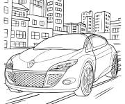 Coloriage Nouvelle Renault M&eacute;gane