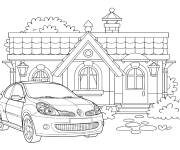 Coloriage Renault Clio r&eacute;aliste