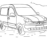 Coloriage Renault commerciale