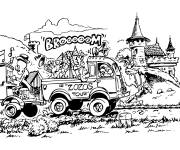 Coloriage Renault de dessin anim&eacute;